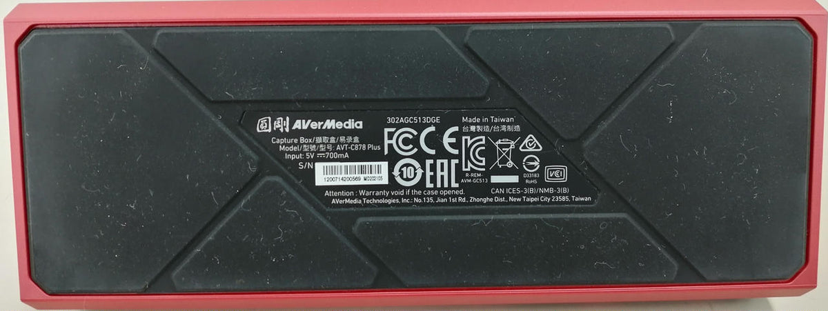 AVerMedia Game Capture AVT-C878 PLUS