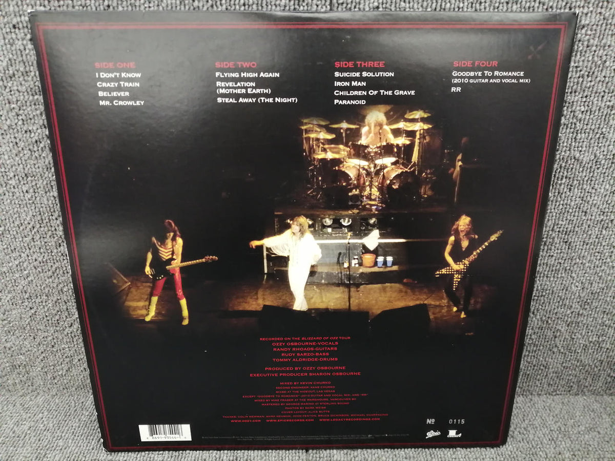 EPIC Analog Record OZZY OSBOURNE / OZZY LIVE