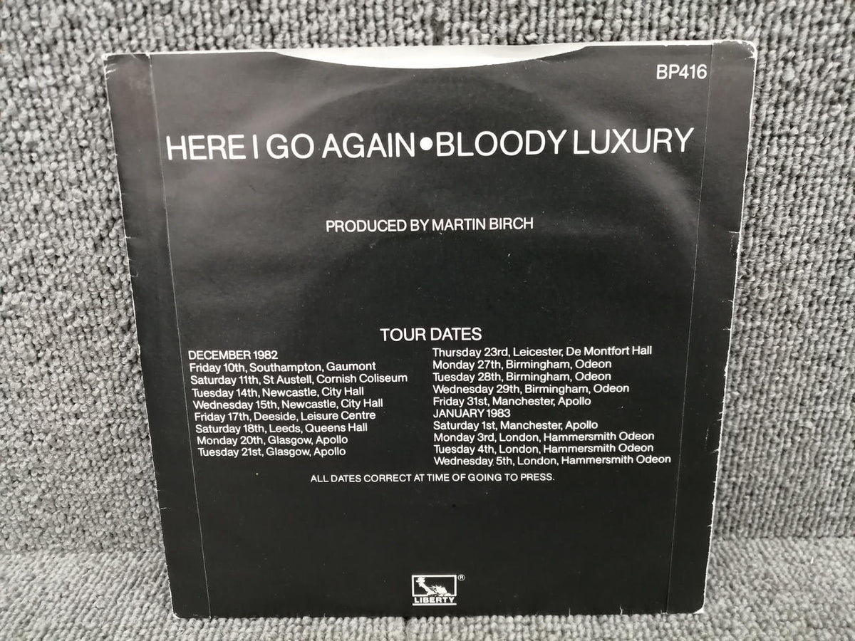 LIBERT EP WHITESNAKE /HERE I GO AGAIN /