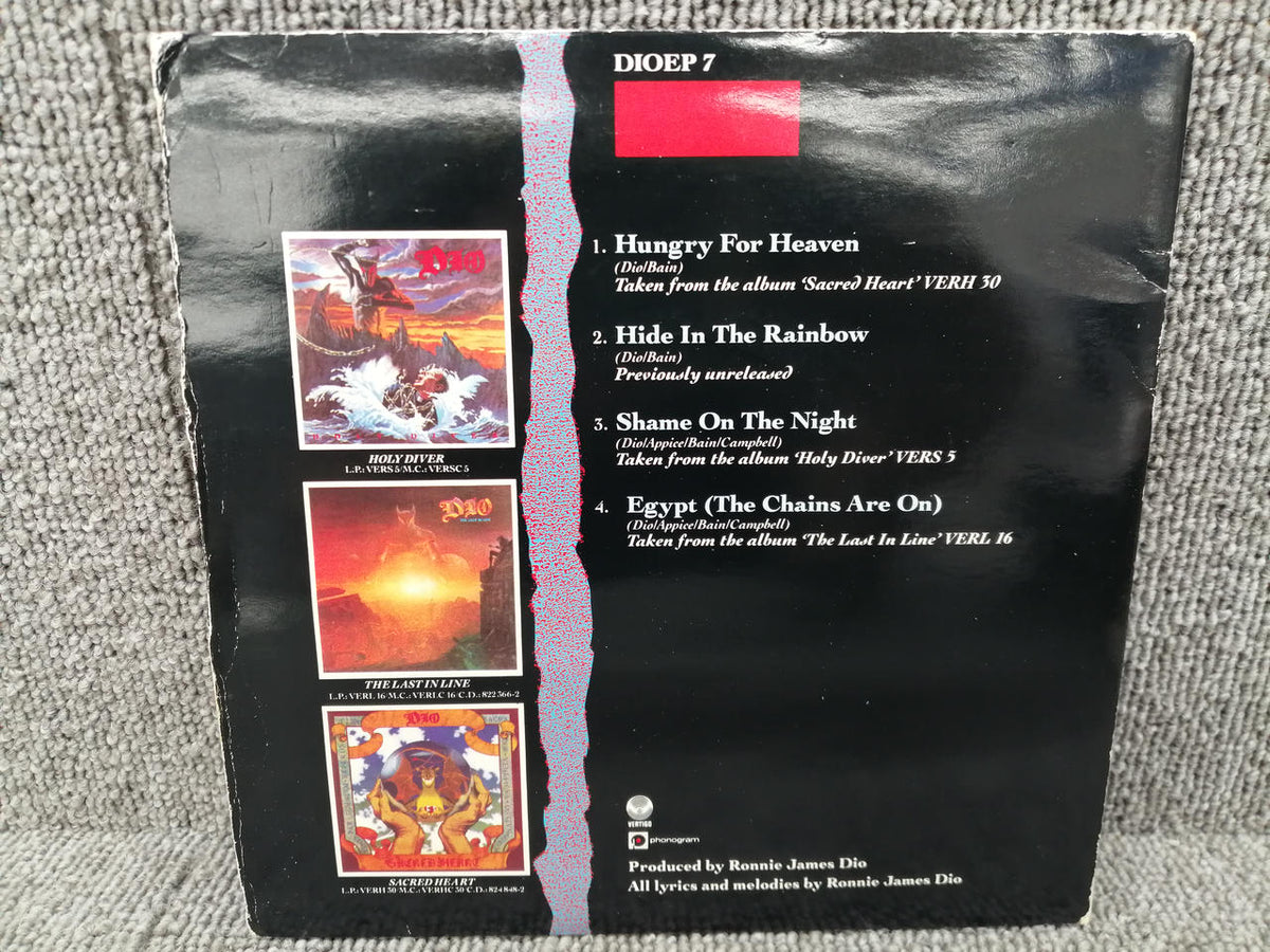 VERTIGO EP DIO/HIDE IN THE RAINBOW