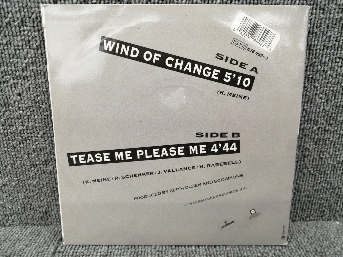 MERCURY EP SCORPIONS/ WIND OF CHANGE