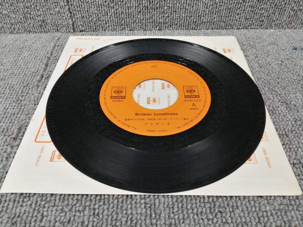 CBS/SONY EP Record BLIZARD / BROKEN LONELINES