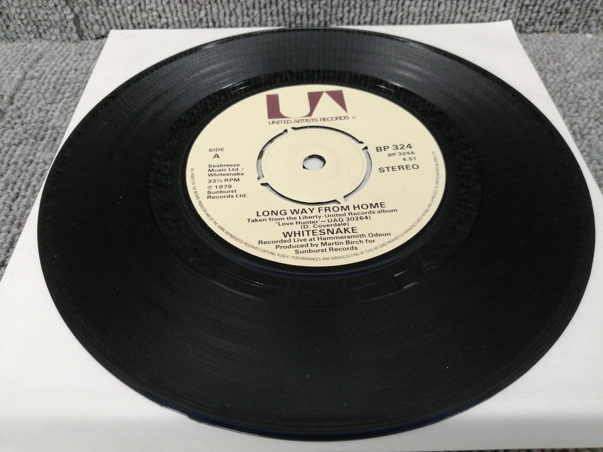 UNITED ARTISTS RECORDS EP WHITESNAKE/LONG WAY FROM HOME
