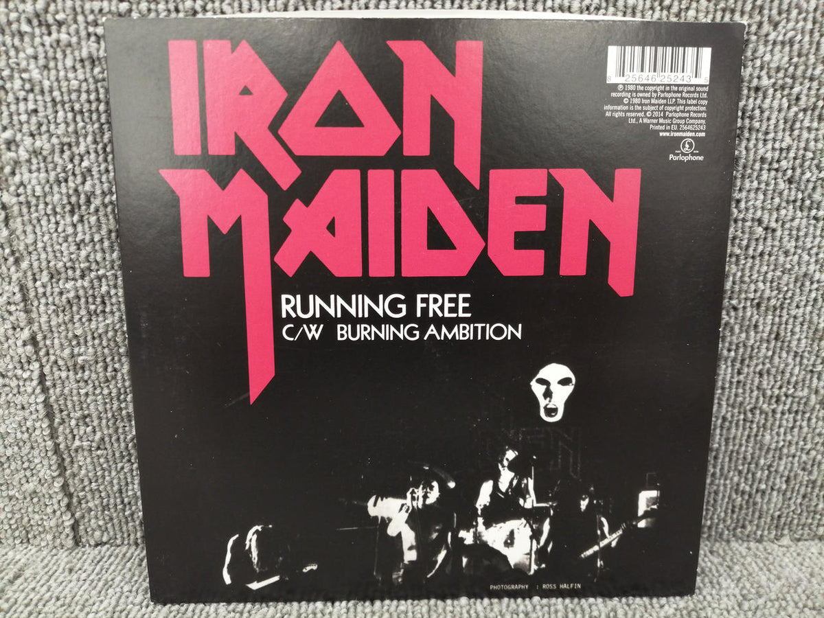 PARLOPHONE EP IRON MAIDEN/RUNNING FREE