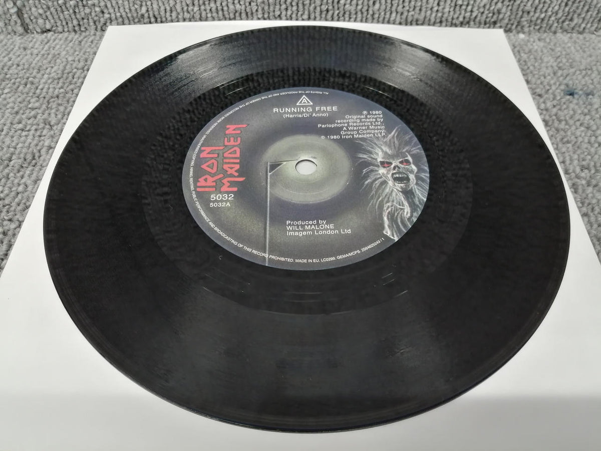 PARLOPHONE EP IRON MAIDEN/RUNNING FREE