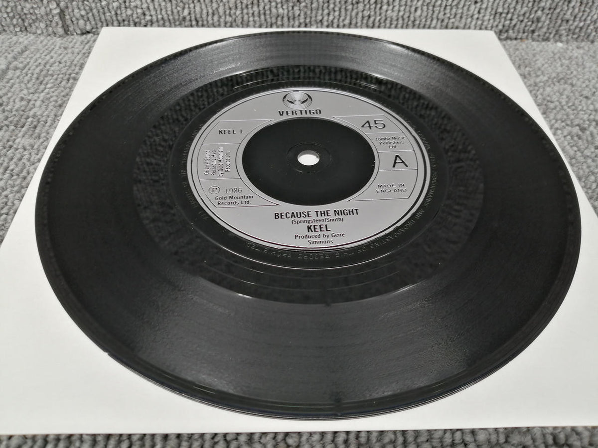 VERTIGO Vinyl record KEEL / BECAUSE THE NIGHT
