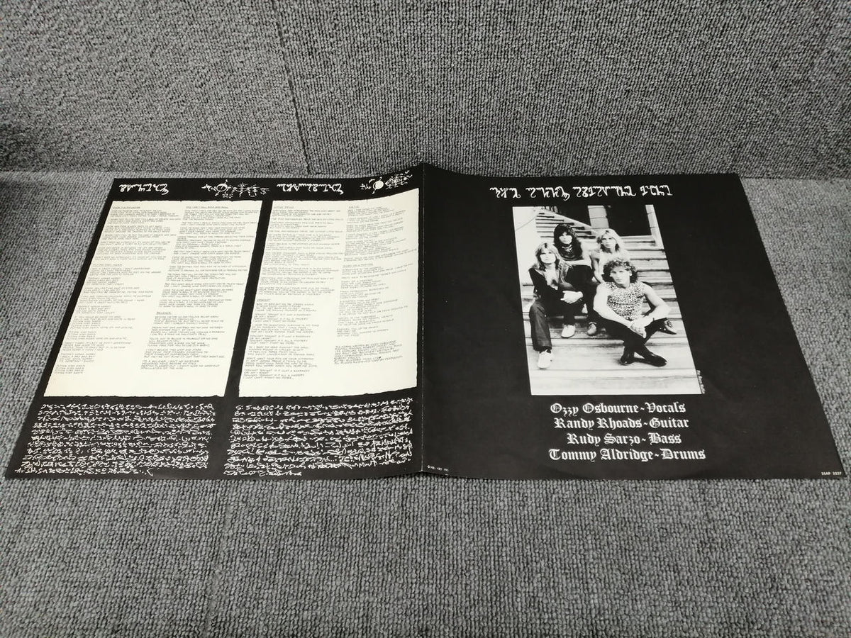 JET RECORDS Vinyl Record OZZY OSBOURNE / DIARY OF A MAD