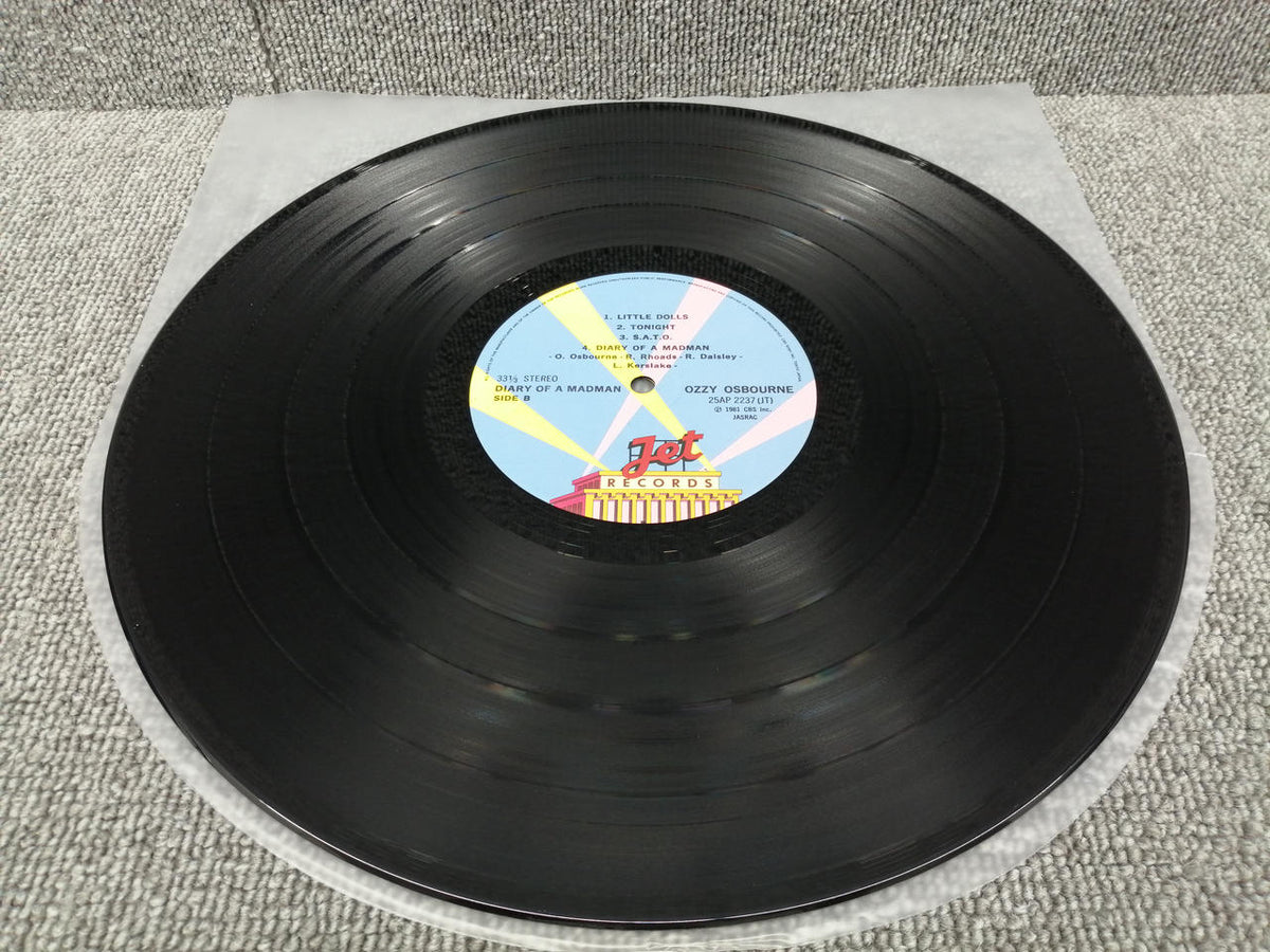 JET RECORDS Vinyl Record OZZY OSBOURNE / DIARY OF A MAD