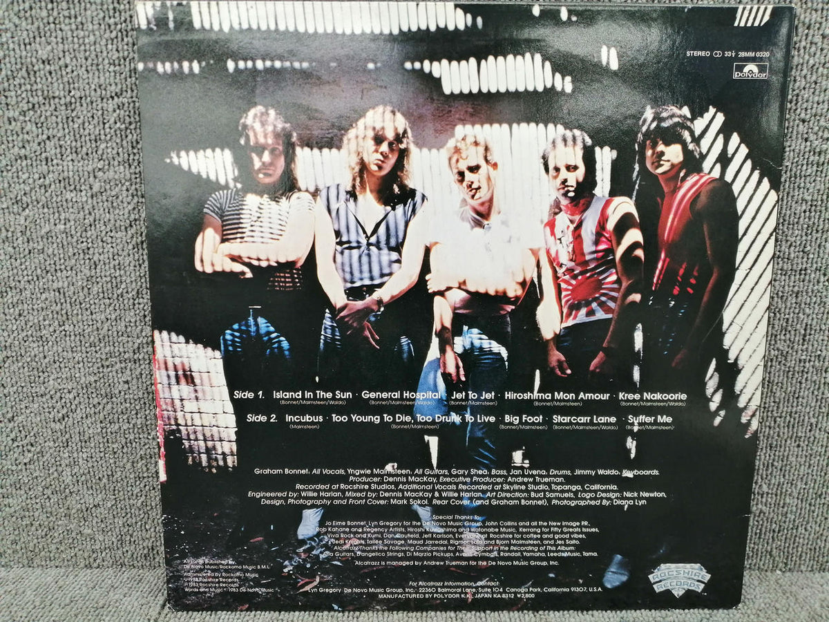 POLYDOR Analog Record ALCATRAZZ / NO PAROLE FROM ROC