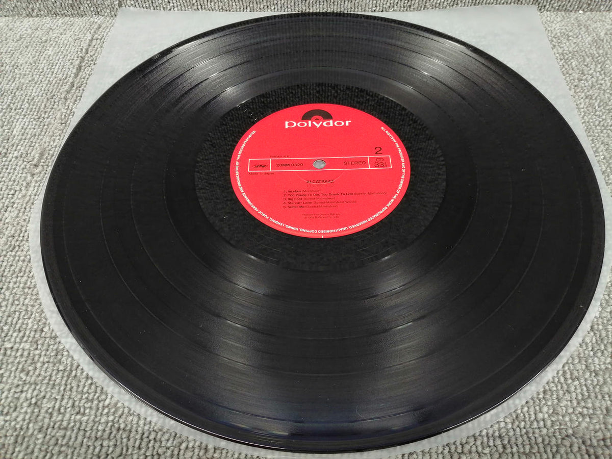 POLYDOR Analog Record ALCATRAZZ / NO PAROLE FROM ROC
