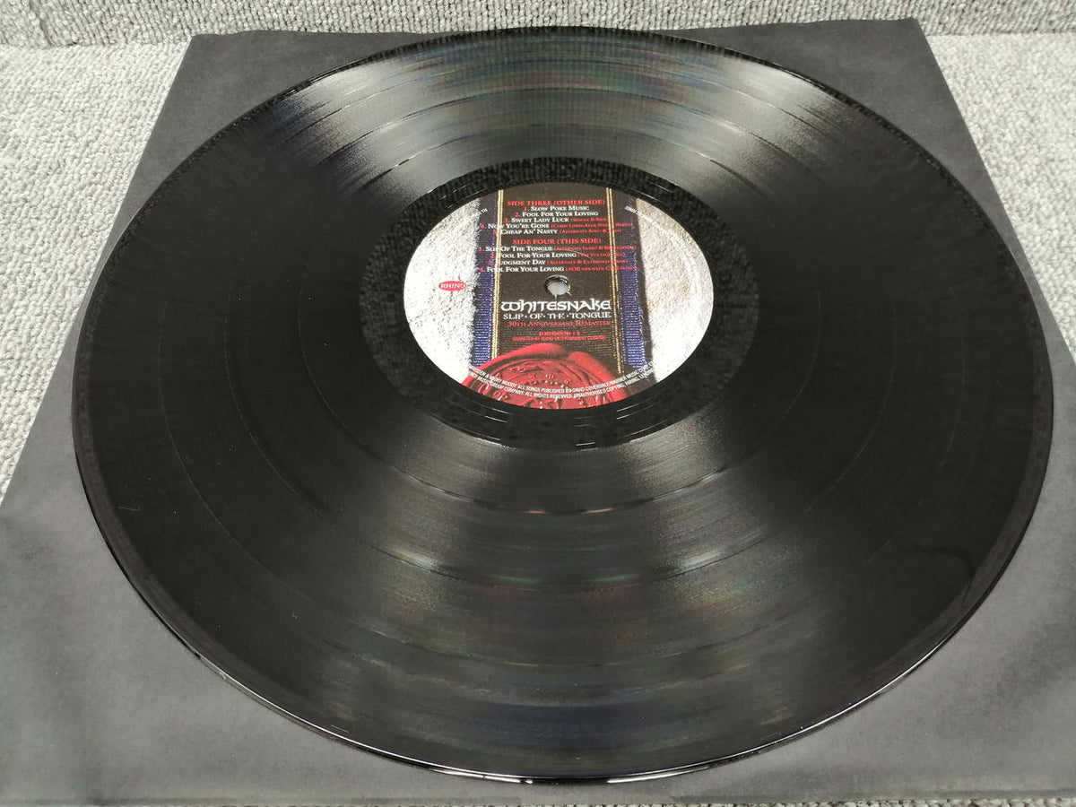 RHINO RECORDS Analog Record WHITESNAKE/SLIP OF THE TONGU