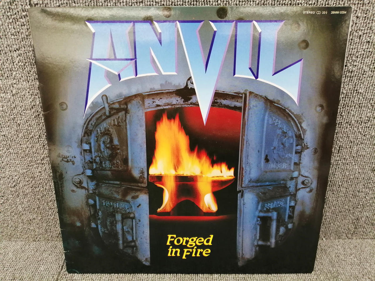 POLYDOR Analog Record ANVIL/FORGED IN FIRE