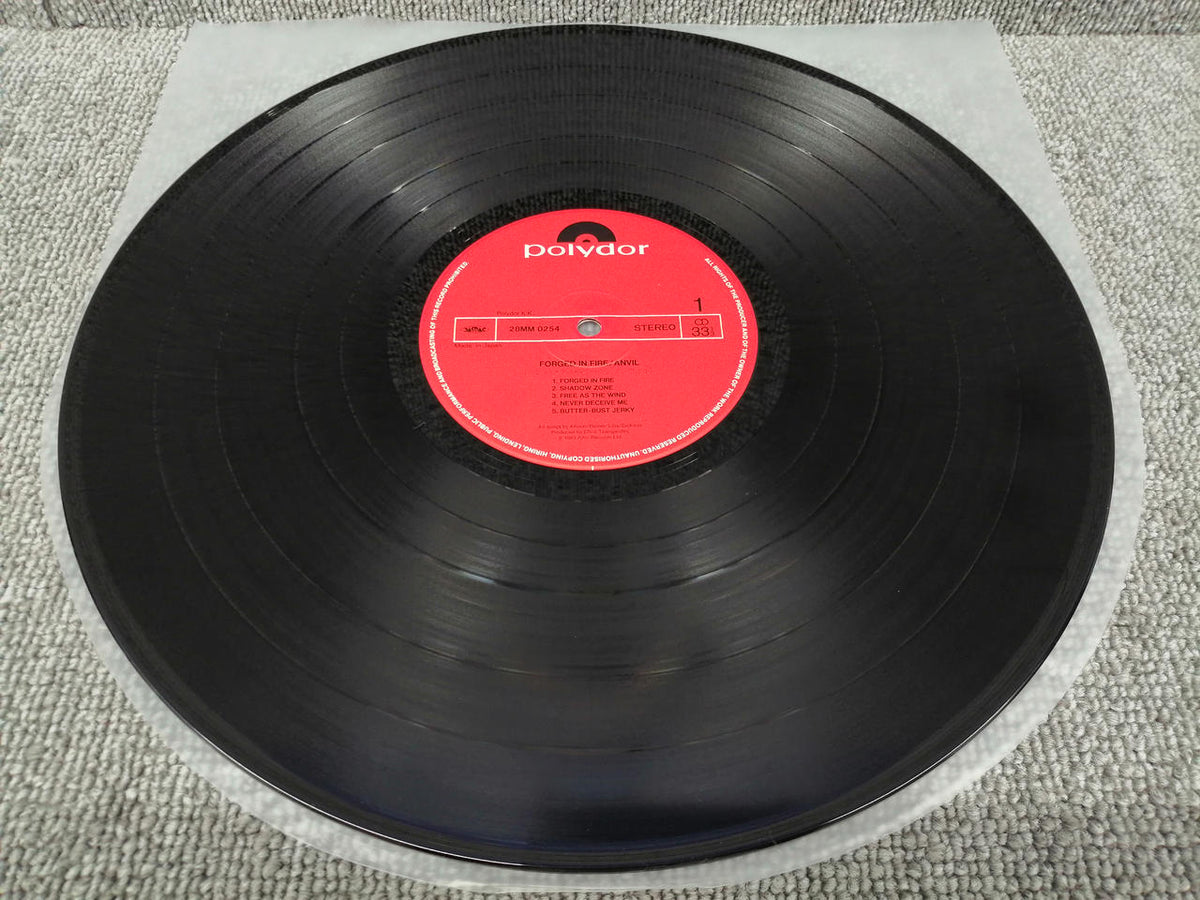 POLYDOR Analog Record ANVIL/FORGED IN FIRE