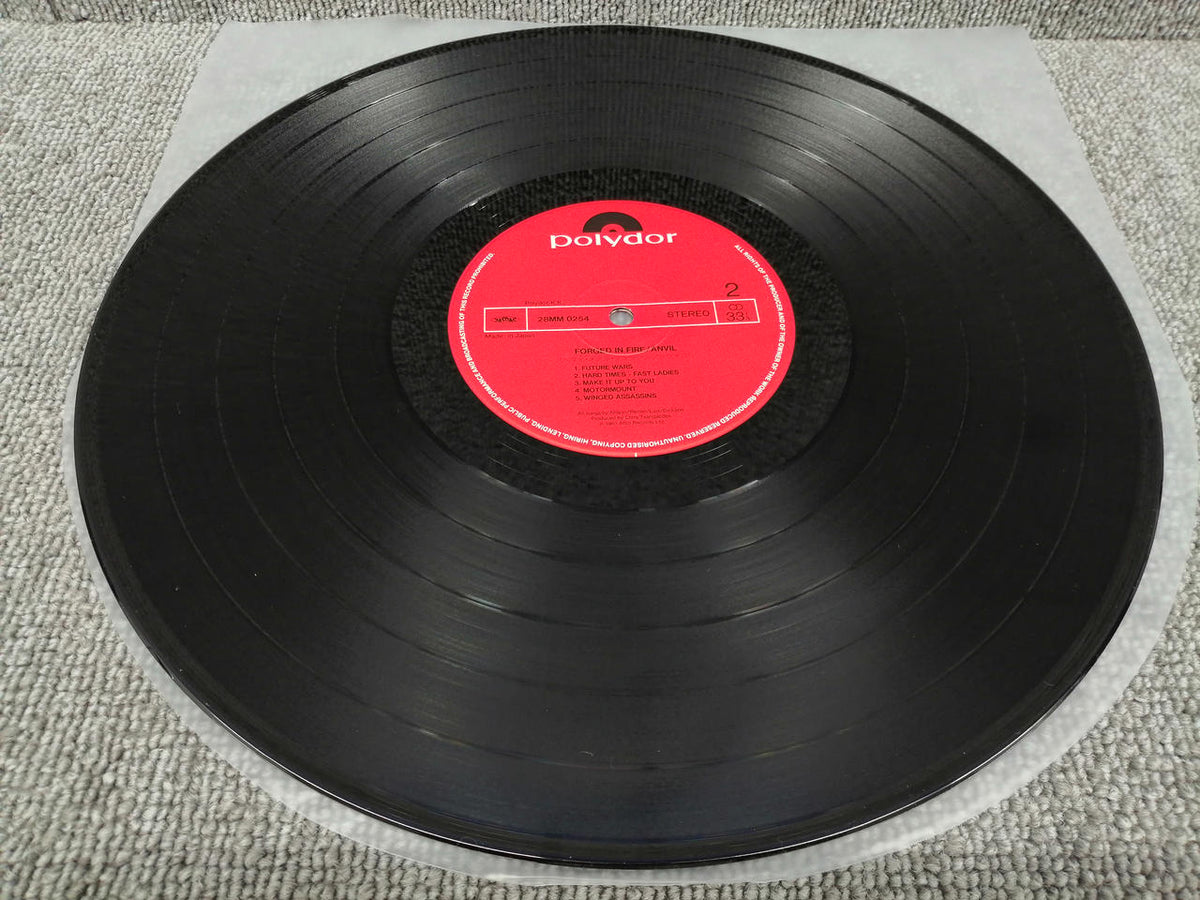 POLYDOR Analog Record ANVIL/FORGED IN FIRE