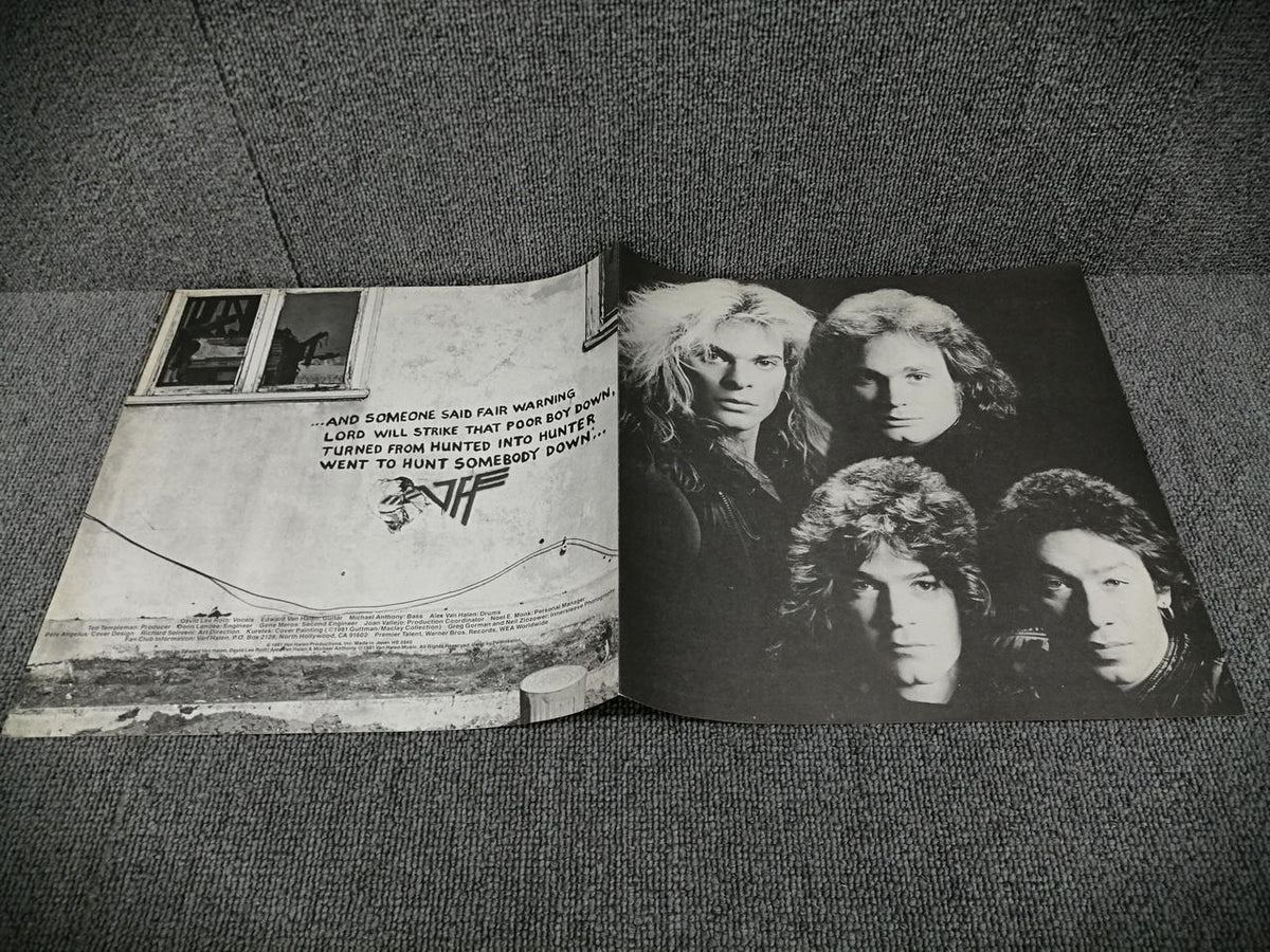 WARNER BROS. RECORDS Analog Record VAN HALEN/FAIR WARNING