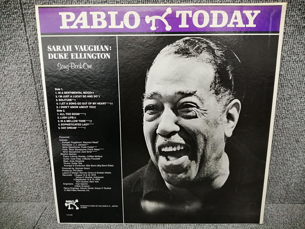 PABLO Analog Record SARAH VAUGHAN/DUKE ELLINGTON