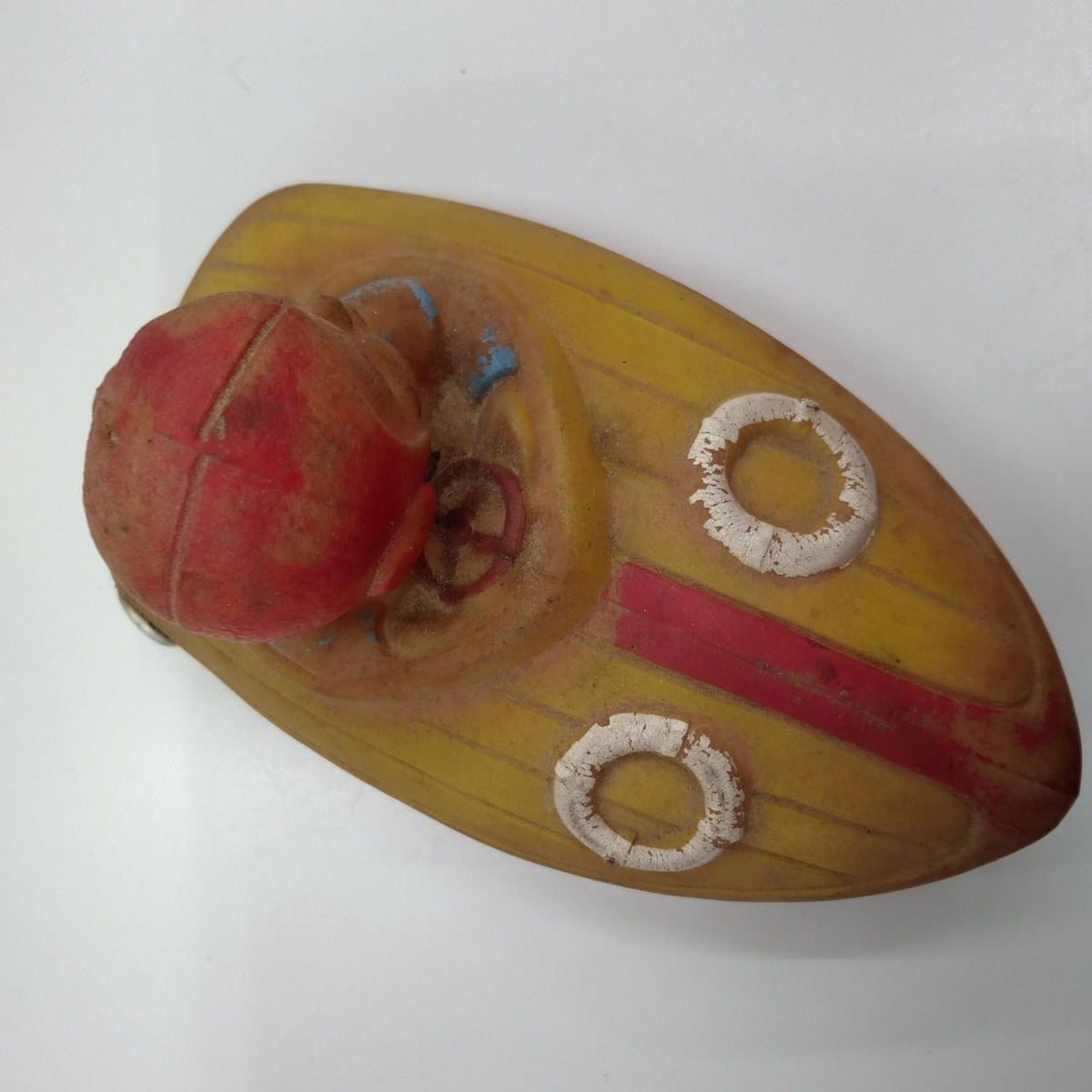 unclear Vintage soft vinyl boat toy