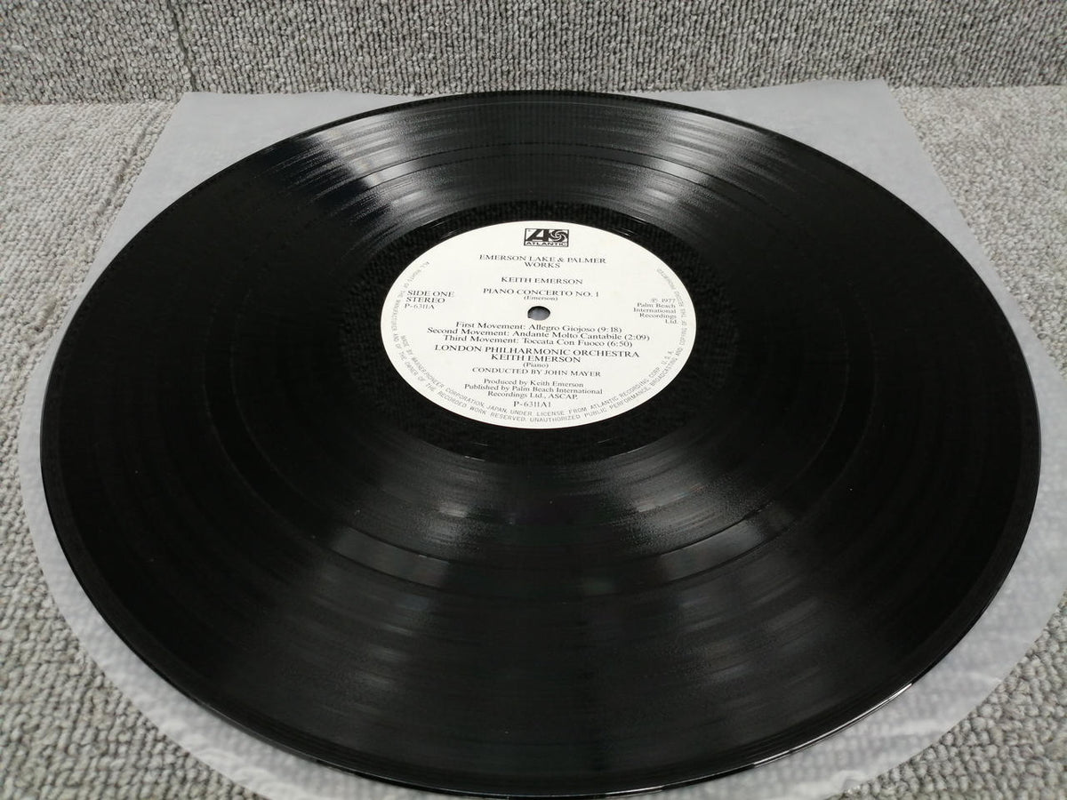 ATLANTIC Analog Record ELP/WORKS VOLUME 1