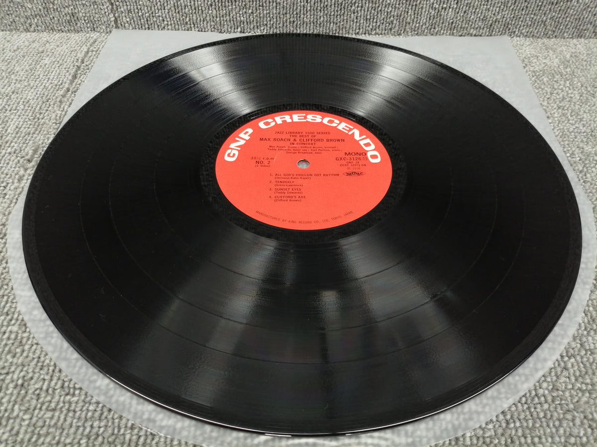 GNP Analog Record THE BEST OF MAX ROACH AND CLI