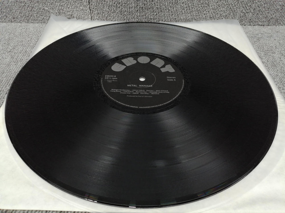 EBONY RECORDS Analog Record METAL MANIAXE