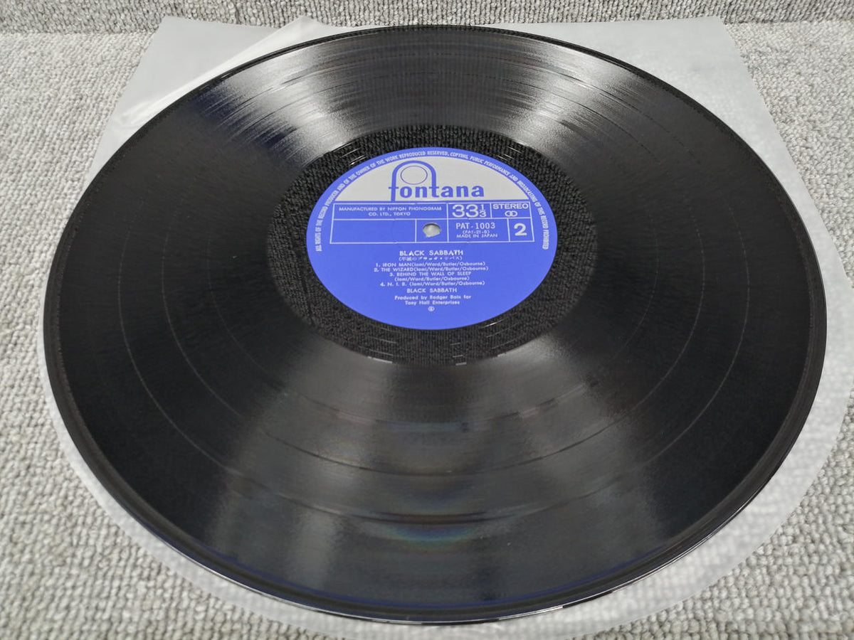 FONTANA Vinyl Record BLACK SABBATH / ATTENTION!