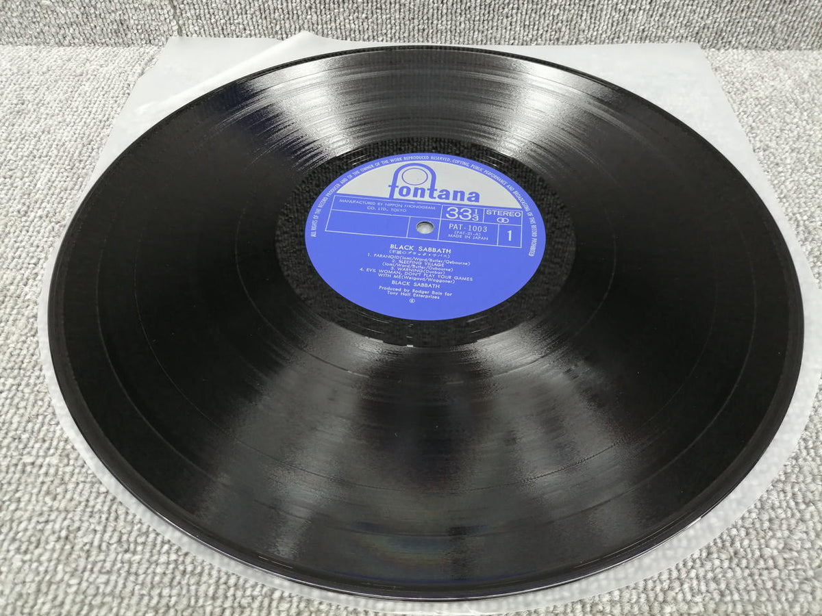 FONTANA Vinyl Record BLACK SABBATH / ATTENTION!