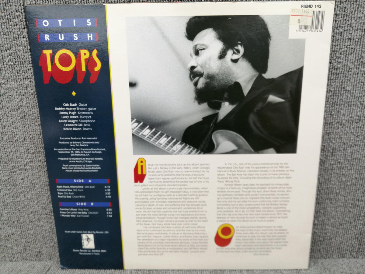 DEMON RECORDS Analog Record OTIS RUSH/TOPS