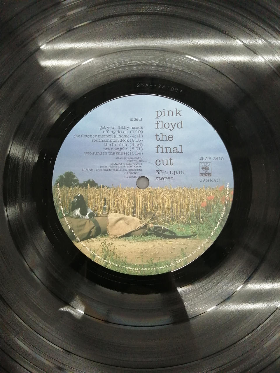 CBS Pink Floyd / Final Cut 25AP 2410