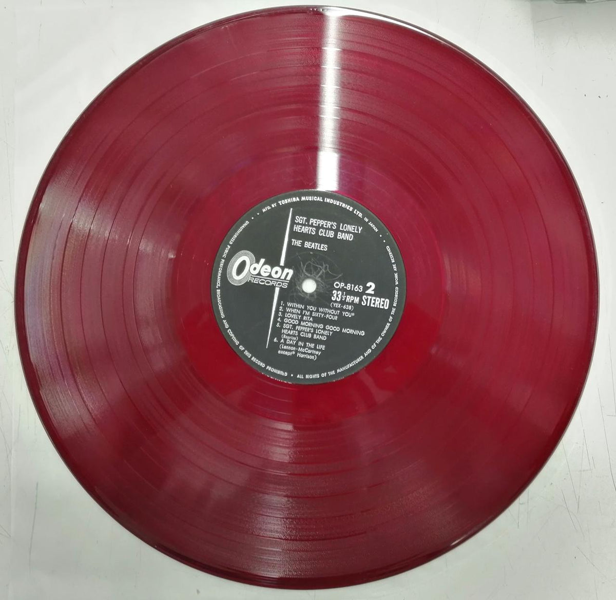 ODEON The Beatles/Sgt. Pepper's Lonely Hearts Club OP-8163