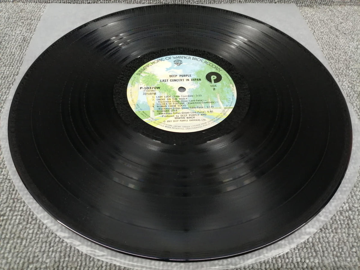 WARNER BROS. RECORDS Analog Record DEEP PURPLE/LAST CONCERT IN JA