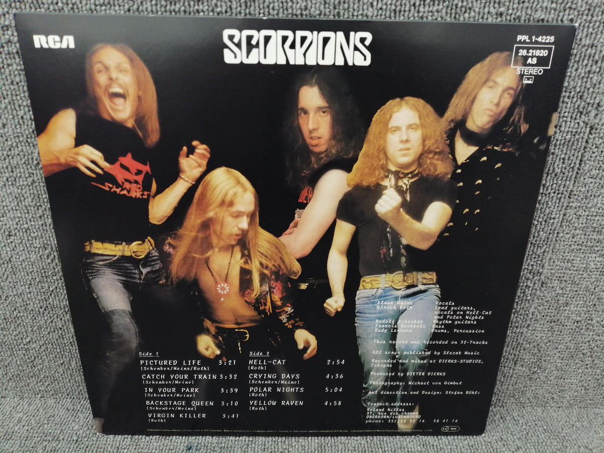 RCA Vinyl Record SCORPIONS VIRGIN KILLER