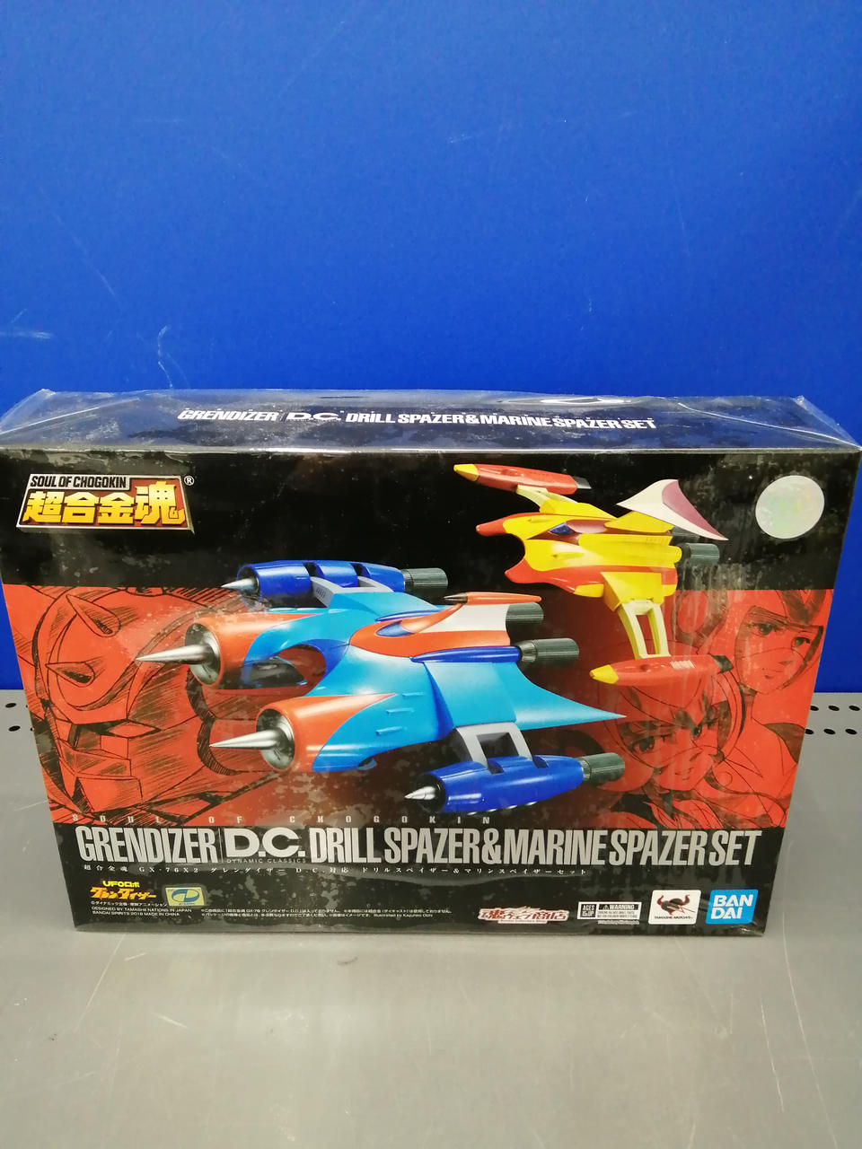 BANDAI Chogokin Soul GX-76X2 Drill Spacer & Marine Spacer Set