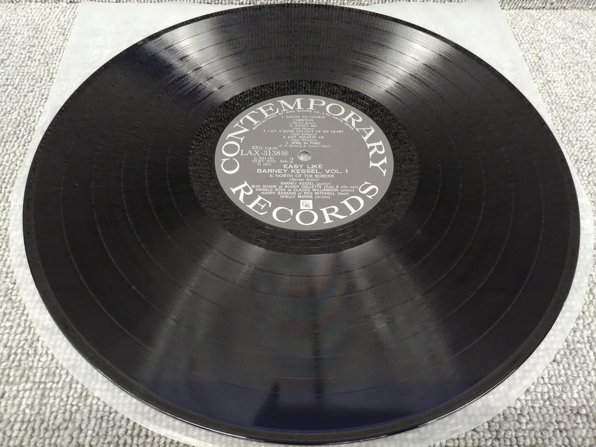 CONTEMPORARY RECORDS BARNEY KESSEL/EASY LIKE LAX 3138(M)