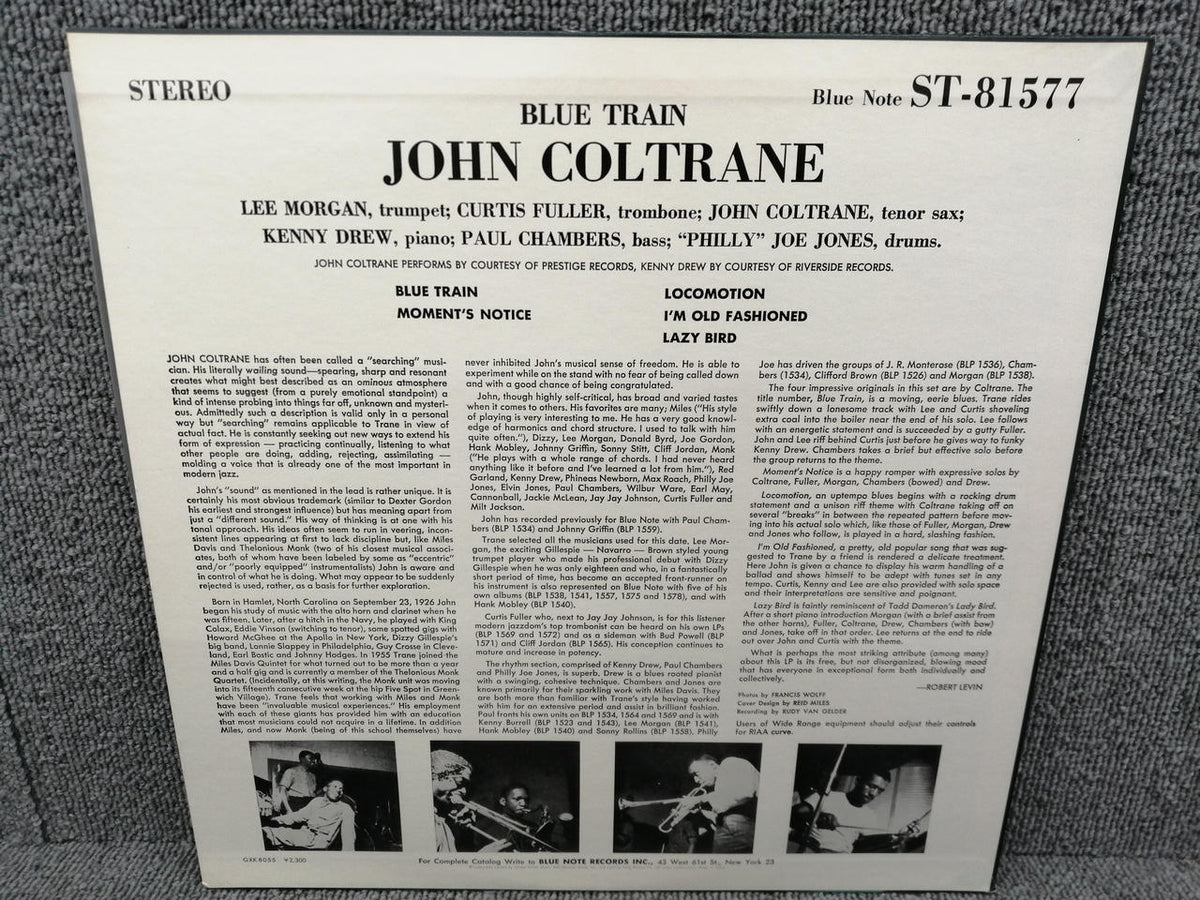 BLUE NOTE JOHN COLTRANE/BLUE TRAIN GXK-8055