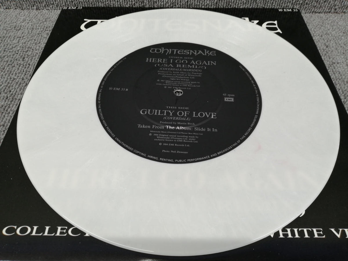 EMI Vinyl Record WHITESNAKE / HERE I GO AGAIN