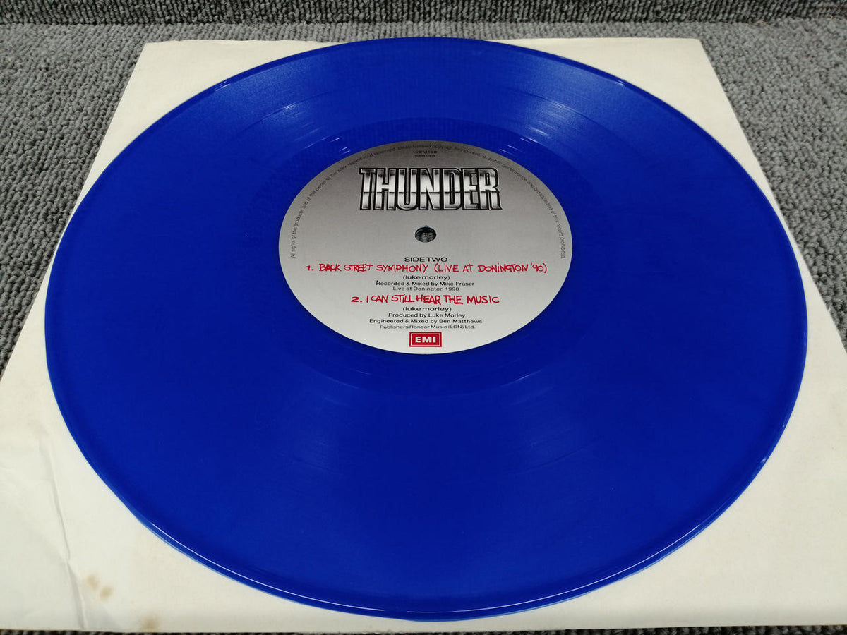 EMI Vinyl record THUNDER / SHE'S SO FINE