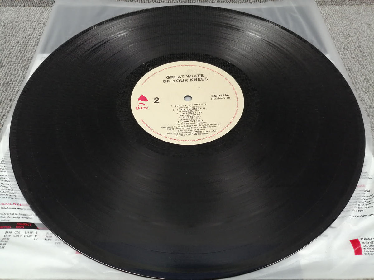 ENIGMA RECORDS GREAT WHITE/ON YOUR KNEES (THE SQ-73294