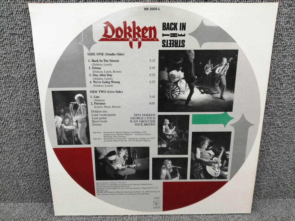 REPERTOIRE RECORDS DOKKEN/BACK IN THE STREETS RR 2005-L
