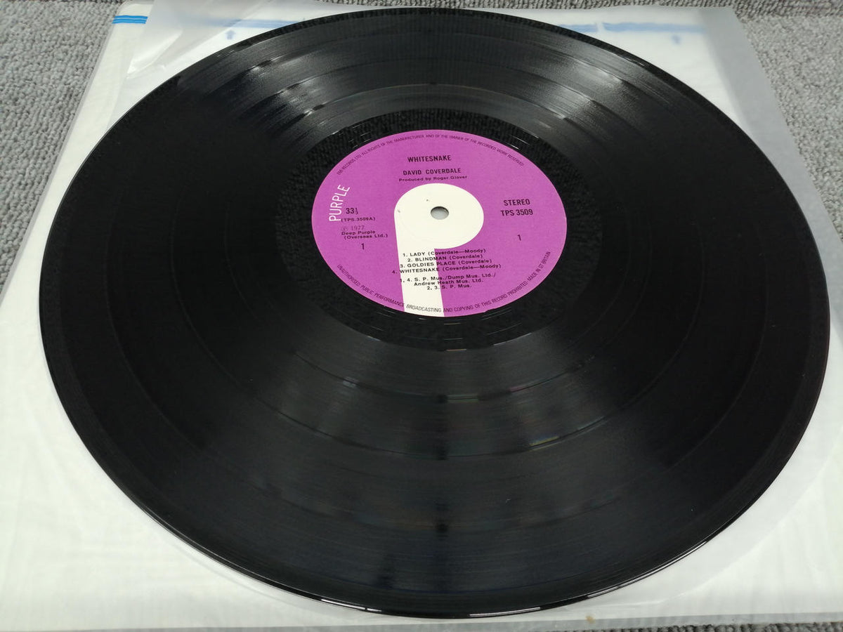 PURPLE RECORDS DAVID COVERDALE/WHITESNAKE TPS 3509