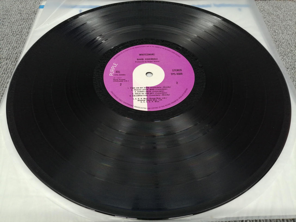 PURPLE RECORDS DAVID COVERDALE/WHITESNAKE TPS 3509