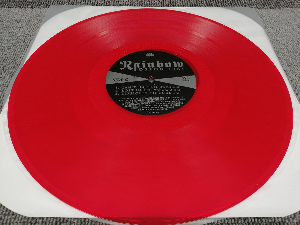 PURPLE PYRAMID RAINBOW/BOSTON 1981 CLO 0047