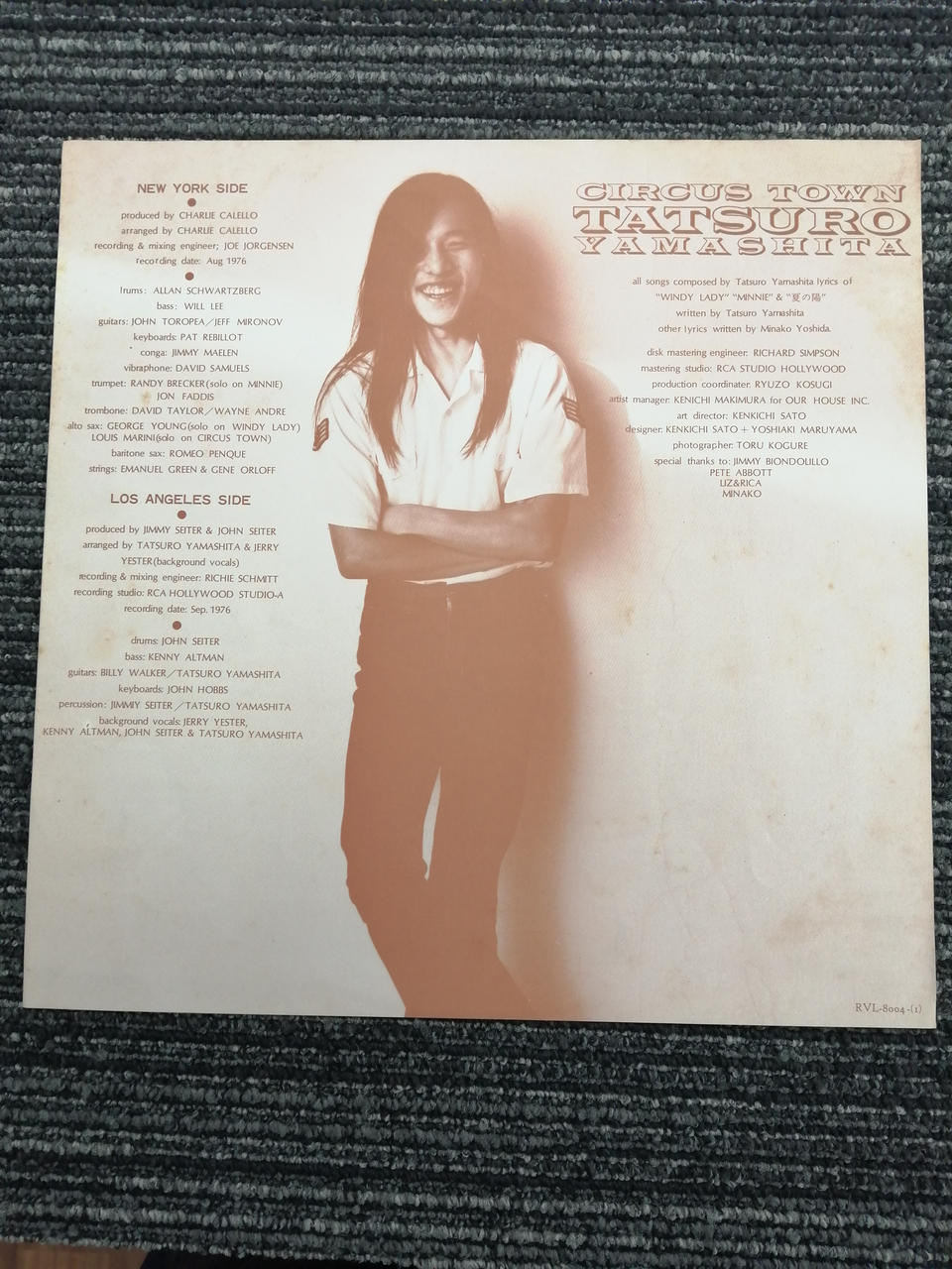 RCA Records Tatsuro Yamashita / CIRCUS TOWN RVL-8004