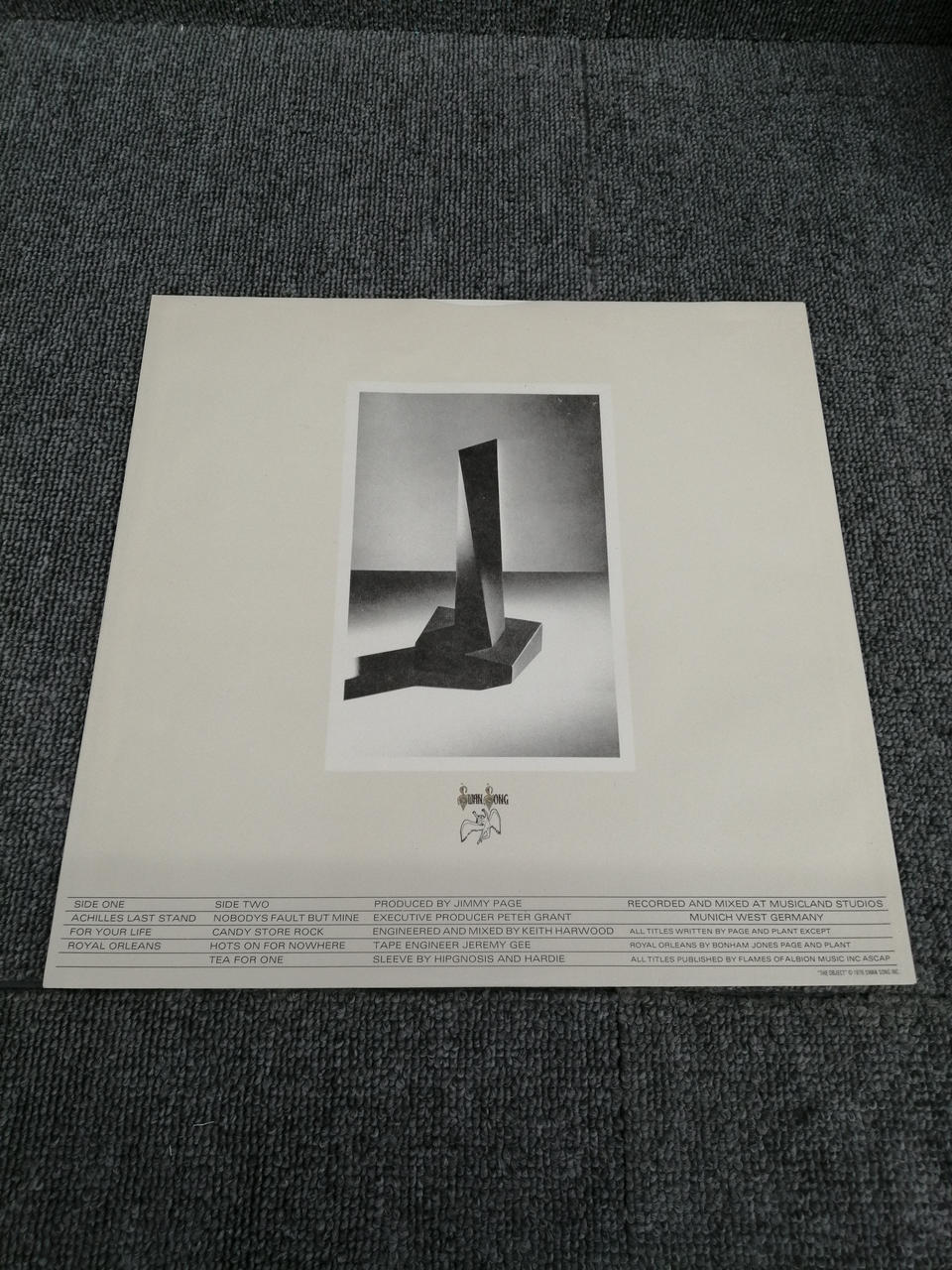 SWAN SONG LED ZEPPELIN/PRESENCE P-6521N