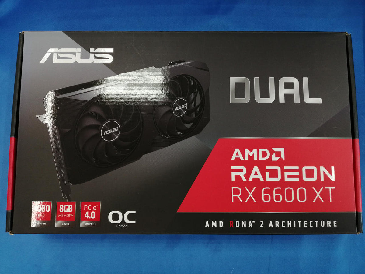 ASUS Graphics Card: DUAL-RX6600XT-O8G