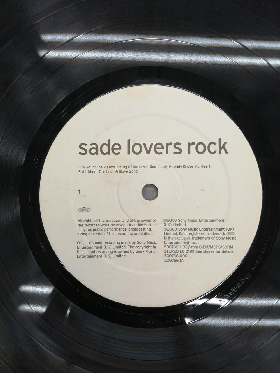 EPIC Sade/Lovers Rock 500766 1