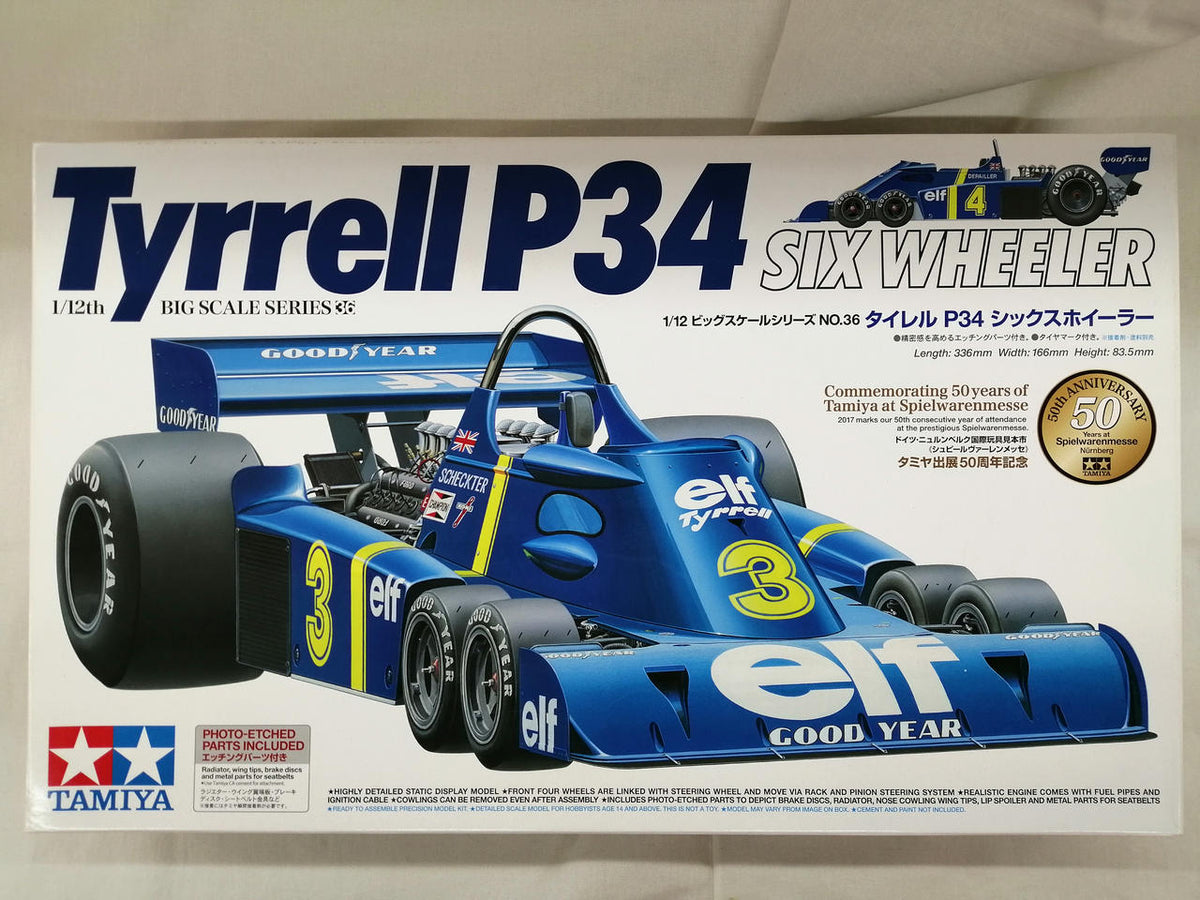 TAMIYA 1/12 Big Scale Series Tyrell P34 Six-Wheeler - Banzai Thrifting | BanzaiHobby