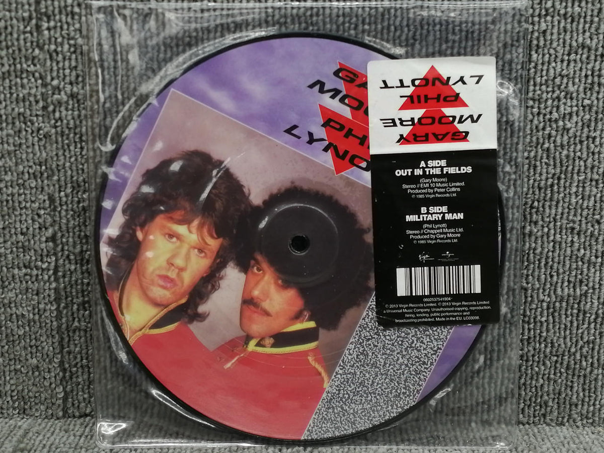 VIRGIN RECORD GARY MOORE&PHIL LYNOTT/OUT IN LC03098