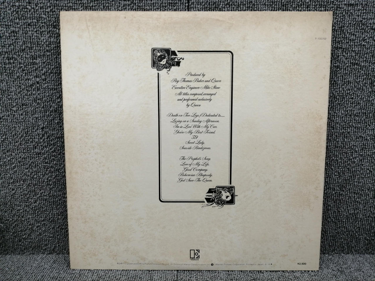 WARNER PIONEER QUEEN/A NIGHT AT THE OPERA P-0075E