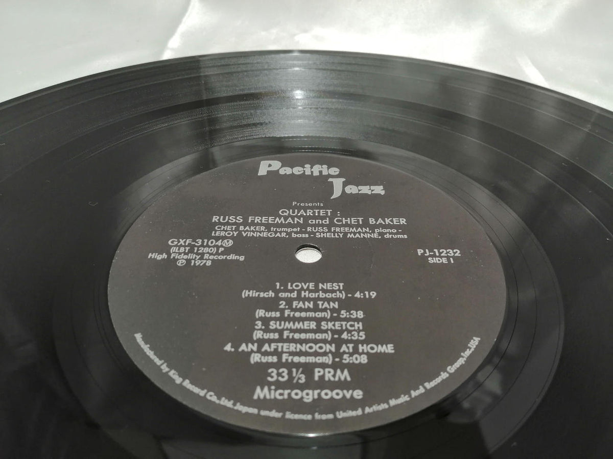 PACIFIC JAZZ Record: GXF-3104