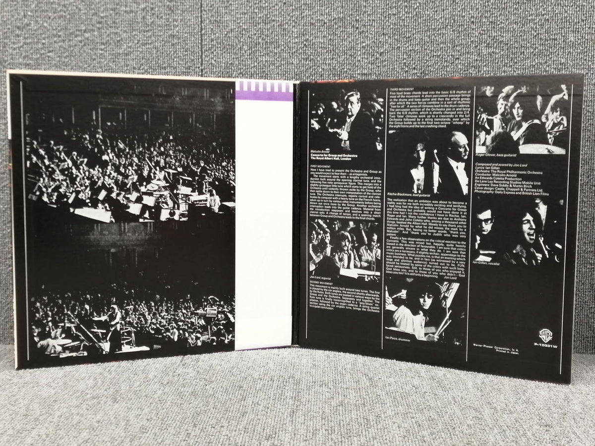 WARNER BROS RECORDS DEEP PURPLE THE ROYAL PHILHARM P-10331W